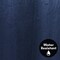 Americanflat 71x74 Solid Blue Shower Curtain - Water Resistant - Polyester Fabric